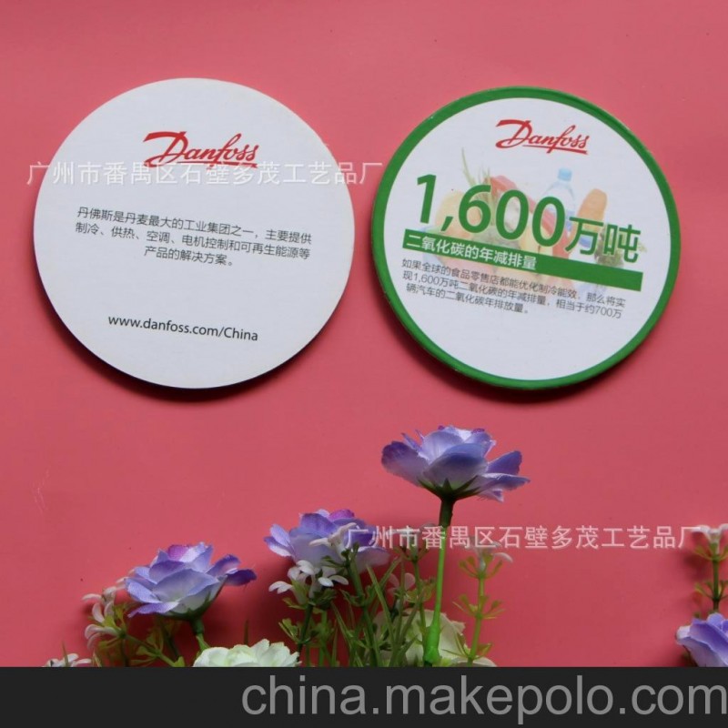 廠家專(zhuān)業(yè)生產(chǎn)促銷(xiāo)禮品 環(huán)保材料 軟木灰板紙杯墊 咖啡杯墊