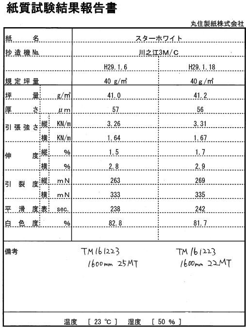 紙質(zhì)試驗(yàn)報(bào)告書1